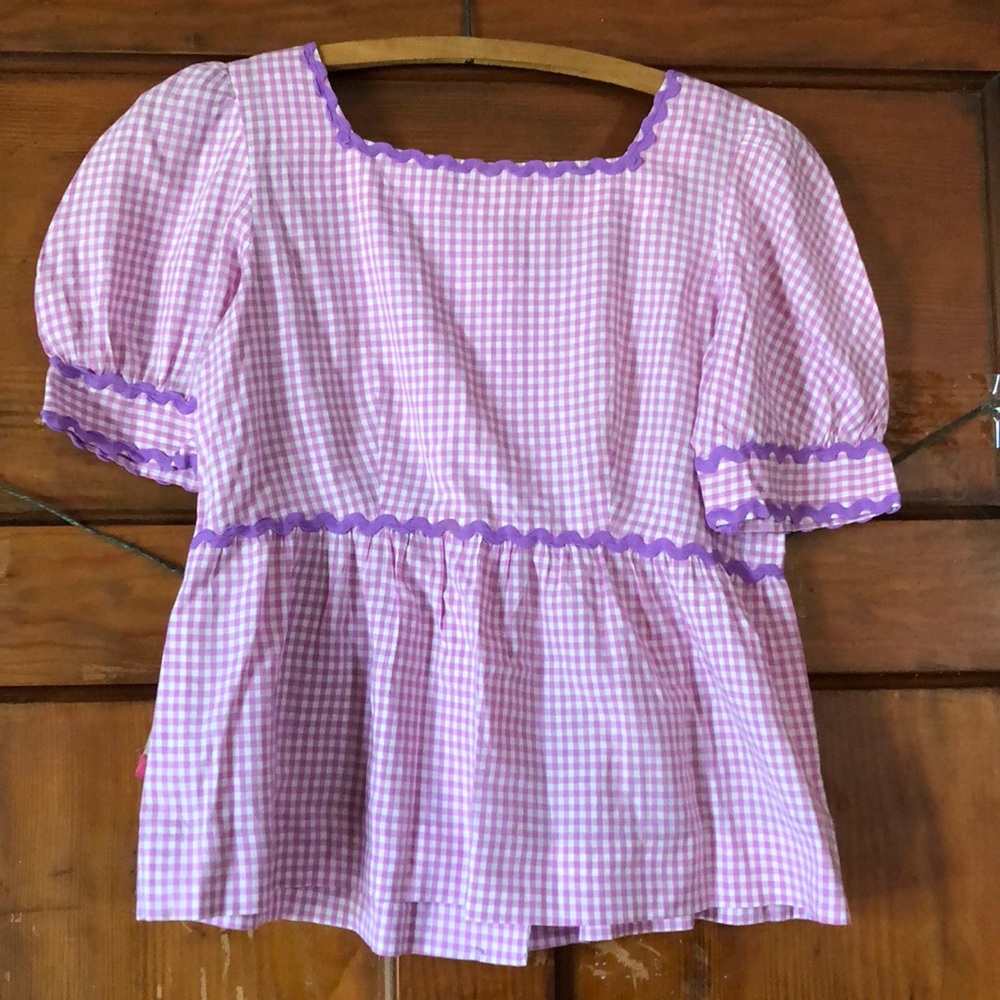 Vintage peplum blouse